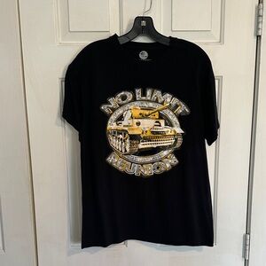 No limit reunion black tee size medium men’s